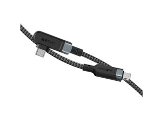 ACEFAST C5-03 cablu de date de încărcare din aliaj de aluminiu în unghi drept de 100W USB-C la USB-C foto 4