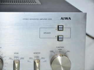 Vintage aiwa 8300 stereo integrated amplifier  с фонокорректором mm foto 2