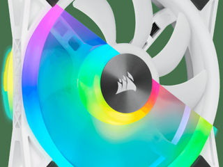 iCUE QL140 RGB 140mm PWM White Fan — Single Pack фото 5