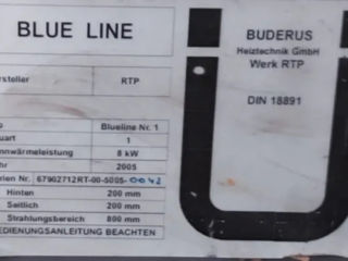 Дровяная печь-камин Buderus BlueLine N1 в идеальном состоянии! foto 3