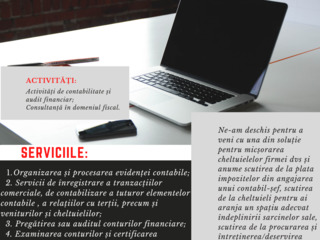 Servicii de evidență contabilă și audit financiar; consultanță fiscală. foto 2