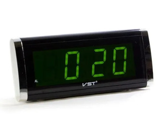 Электронные часы +будильник +термометр foto 2
