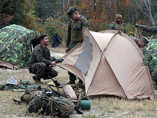 палатка морской пехоты США / cort al infanteriei SUA foto 2