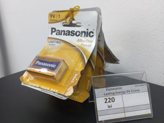 Baterii Crona Panasonic 9V 8 buc.  220 lei