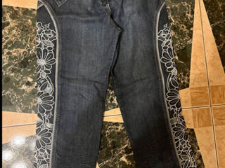 Costum Geaca denim sassofono cu pantaloni scurti M foto 4