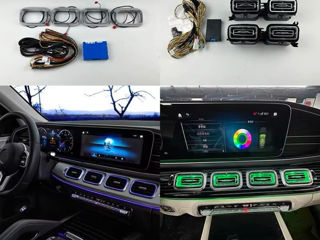 W167, GLS,GLE  AMG - Turbine-Воздуховоды Led,64 цвета foto 3