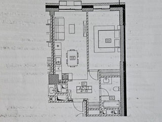 Apartament cu 1 cameră, 47 m², Centru, Chișinău foto 2
