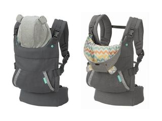 Рюкзак-кенгуру infantino cuddle up ergonomic hoodie carrier/ marsupiu ergonomic cu gluga detasabila foto 2