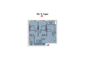 Apartament cu 2 camere, 67 m², Centru, Ungheni foto 8