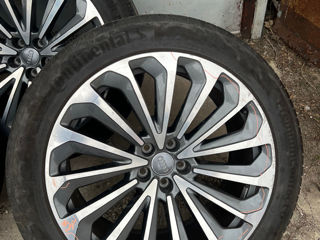 Jante audi 21"+ anvelope continental premium contact 6 de mina a doua - set 4 buc. foto 2