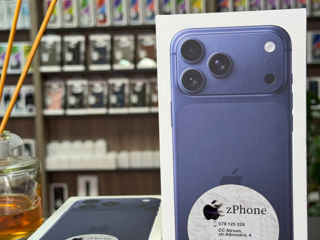 iPhone 17 Pro 256G Magazin zPhone Garanție 24Luni (128GB/256GB/512GB/1TB) Disponibile Toate Culorile foto 1