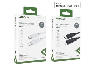Cablu de date de încărcare ACEFAST C3-01 USB-C la Lightning TPE foto 7