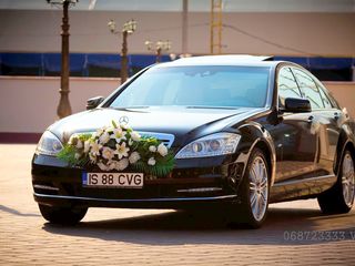Vip Mercedes S  chirie auto nunta, kortej, rent авто для свадьбы, cel mai pret bun foto 7