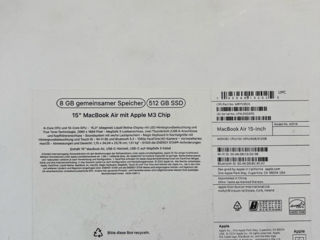 MacBook Air  M-3 sigilat!!! foto 3