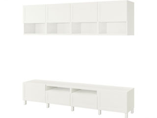 Living spațios Ikea Besta 240x42x230 foto 7