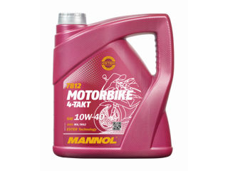 Мотоциклетное масло MANNOL 7812-4 4-Takt Motorbike 10W-40 4L