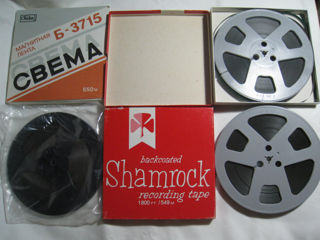 Бобины "SONY SLH-7-550-BL", "Deutsche Welle", "Shamrock" (США), "Свема". foto 6