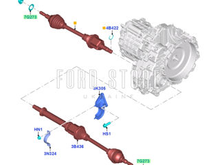 шайбы между шрусом поворотным кулаком Ford Lincoln foto 2