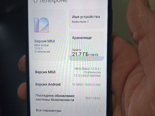 Xiaomi redmi note 7 4/128gb. Состояние 9из10 1100лей foto 4