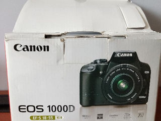 Canon EOS 1000D de vânzare - Aproape nouă! foto 8