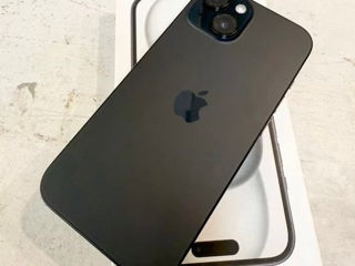 iPhone 15 black 128 GB (chitanța garanție) foto 2