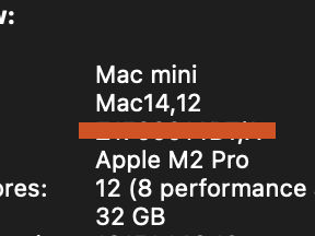 Apple Mac Mini M2 Pro, 32Gb RAM, 12-Core CPU, 19-Core GPU, 512 SSD foto 5