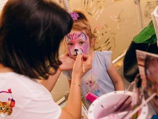 Pictez copii la diferite evenimente. Бодиарт на лице. Аквагрим. Face painting. Desene pe față. foto 7