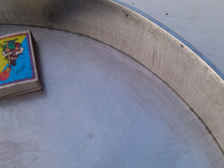 Tigaie inox (sovetik) alimentar 4 mm grosimea metalului, diametrul 500 mm, volum 9.8 L foto 4