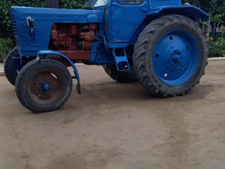 Tractor MTZ-80 cu remorcă, butoi și cultivator foto 6