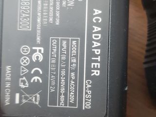 Сетевой адаптер ac adapter ca-ps700 foto 3