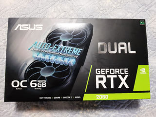 Видеокарта Asus DUAL-RTX2060-O6G, GeForce RTX 2060/ 6 ГБ