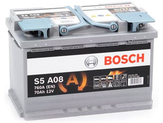 Baterii auto 70Ah 760A EFB, AGM Start-Stop - Bosch, Varta, Energizer foto 2