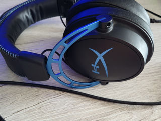 Игровые наушники  HyperX Cloud Alpha S Синие + Черные Căști pentru jocuri gaming headset foto 6