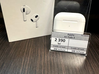 Apple Air Pods 3, 2390 lei