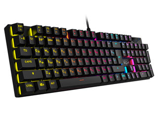 Механическая клавиатура,blue switch,100% Sven KB-G9300 RGB Tastatura Gaming mecanică livrare/pick-up