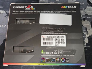 G.Skill Trident Z5 Neo RGB AMD DDR5-6000 CL36 32GB (2x16GB) foto 3