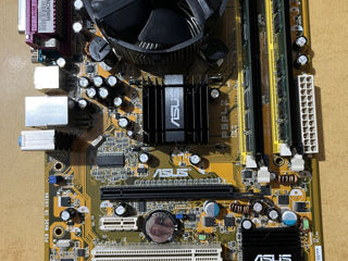 ASUS P5PL2 socket 775+ 2 core pentium + 2 gb ddr2 ram