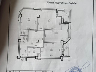 Apartament cu 3 camere, 104 m², Telecentru, Chișinău foto 2