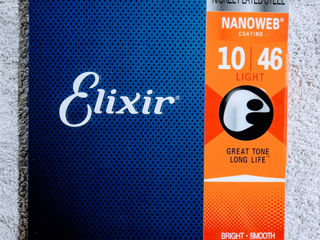 Струны  Elixir новые, для электрогитары foto 1