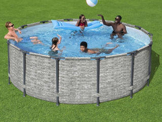 Piscina Steel Pro Max 549х122 см, 23062 l cu pompă, husă, scară inclus !!!