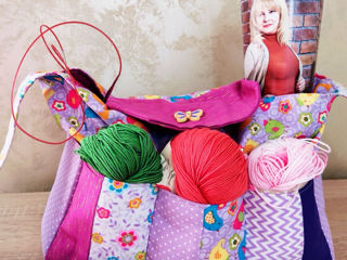 Новый органайзер -сумка для удобного вязания и шитья