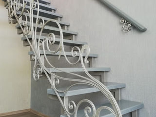 Перила кованые и лестницы / balustrade din fier forjat / scari foto 5