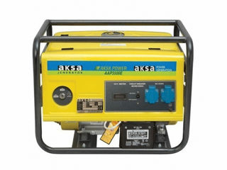 Бензо-генератор AKSA 2,5 - 2,8 KW 50Hz 220V электрозапуск (AAP3500E) / Generator de benz