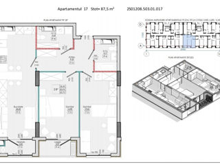 Apartament cu 3 camere, 88 m², Centru, Călăraşi, Călărași foto 14