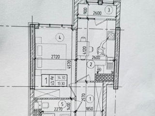 Apartament cu 1 cameră, 35 m², Botanica, Chișinău foto 5