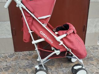Лёгкая итальянская прогулочная колясочка Coto Baby Milano foto 4