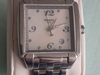 Original Tissot Quadrato T005510A Steel Watch mother pearl - swiss made foto 4
