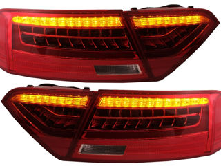 Stopuri LED compatibil cu Audi A5 8T Coupe Cabrio Sportback (2007-2011) Semnal Secvential Dinamic foto 3