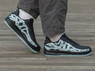 Nike Air Force 1 Low Skeleton Black foto 9