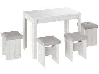 Se vinde Set masa scaune cu design modern. În rate la 0%. Livrare în toată Moldova.